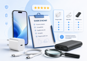 Guide d’achat pour choisir un chargeur, un câble ou une batterie externe