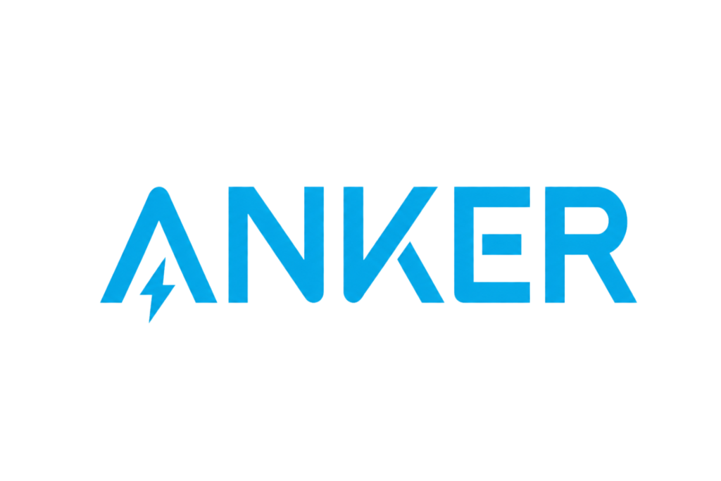 Logo Anker, marque de chargeurs rapides, batteries externes et accessoires USB-C