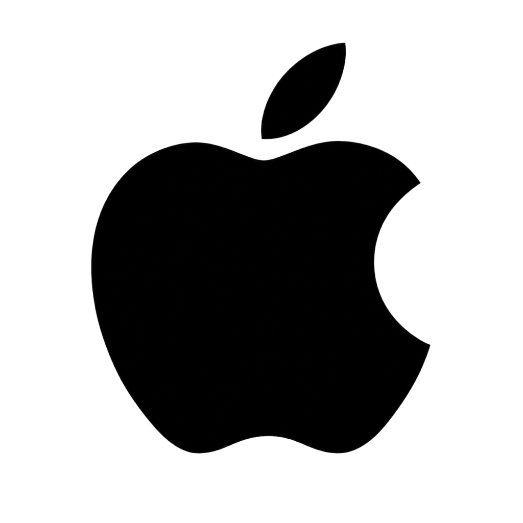 Logo Apple, marque iPhone, chargeurs MagSafe et accessoires de recharge